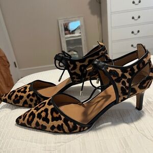 Franco Sarto Leopard Print Heels